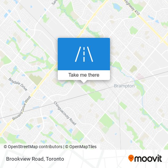 Brookview Road map