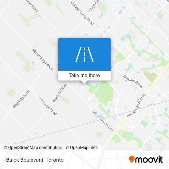 Buick Boulevard map