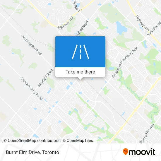 Burnt Elm Drive map
