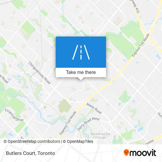 Butlers Court map