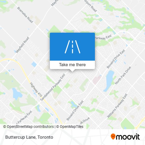 Buttercup Lane map