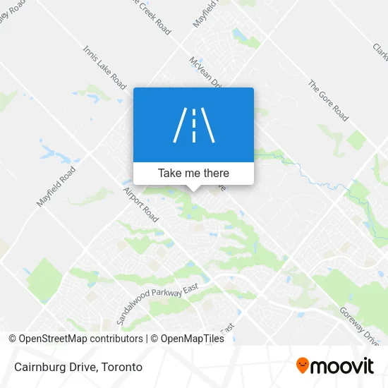 Cairnburg Drive map