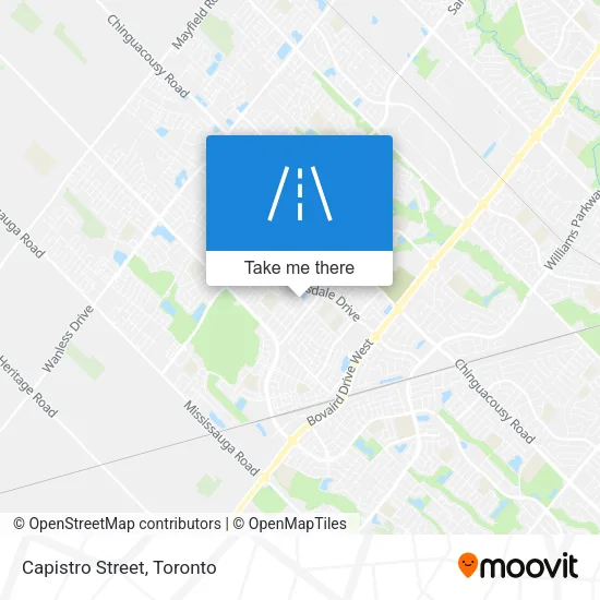 Capistro Street map
