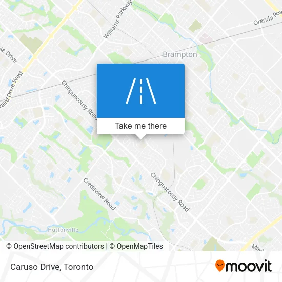 Caruso Drive map