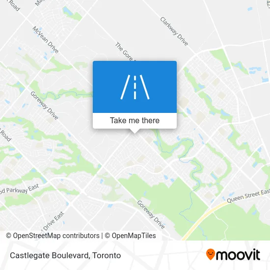 Castlegate Boulevard map