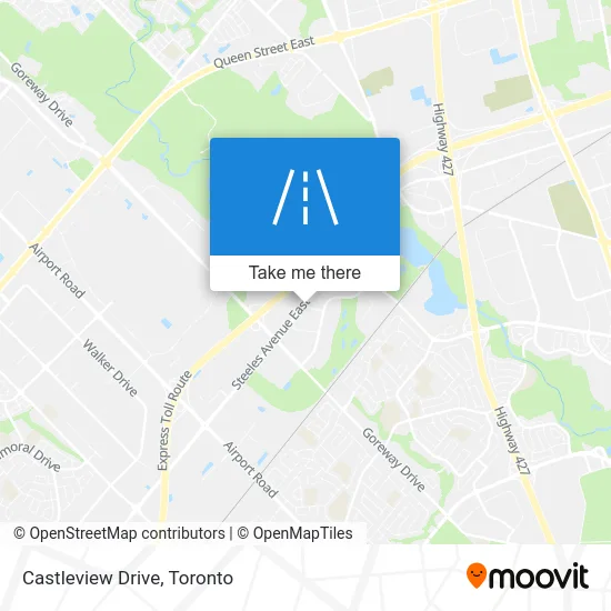 Castleview Drive map