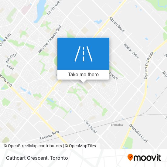 Cathcart Crescent map