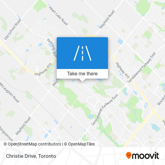 Christie Drive map