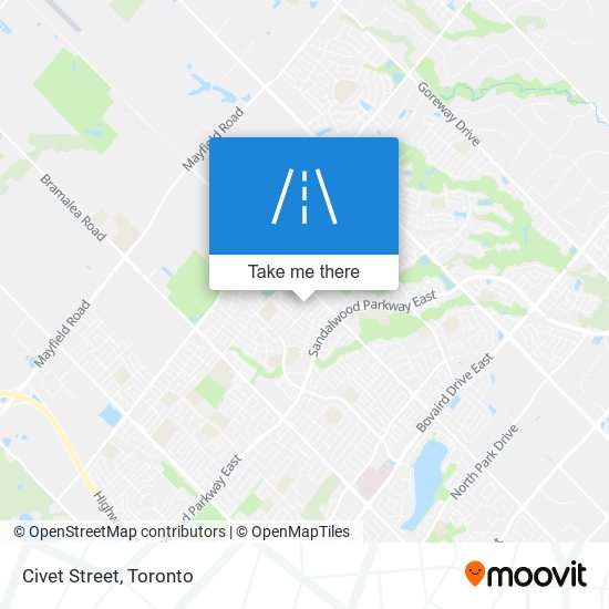 Civet Street map