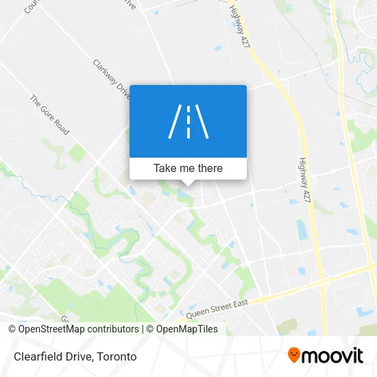 Clearfield Drive map