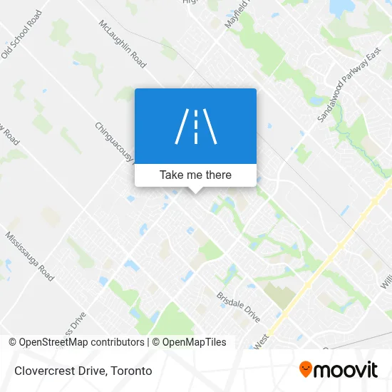 Clovercrest Drive map
