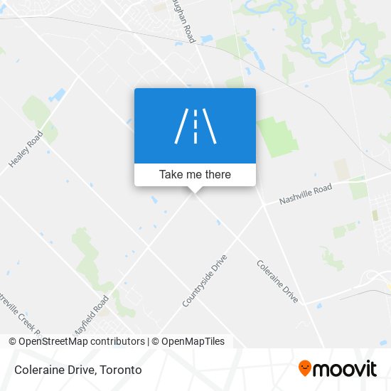 Coleraine Drive map