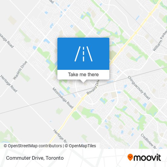 Commuter Drive map