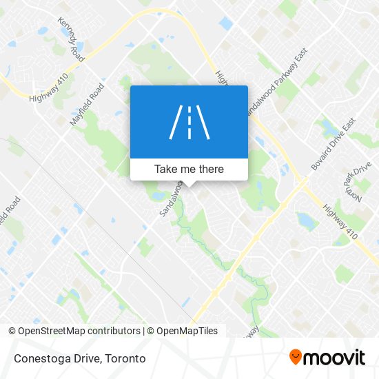 Conestoga Drive map
