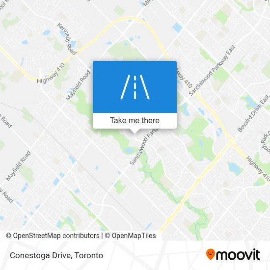 Conestoga Drive map