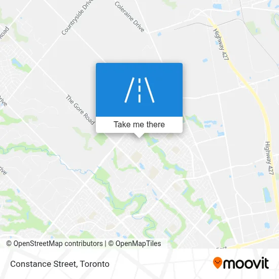 Constance Street map