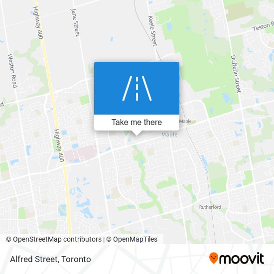 Alfred Street map