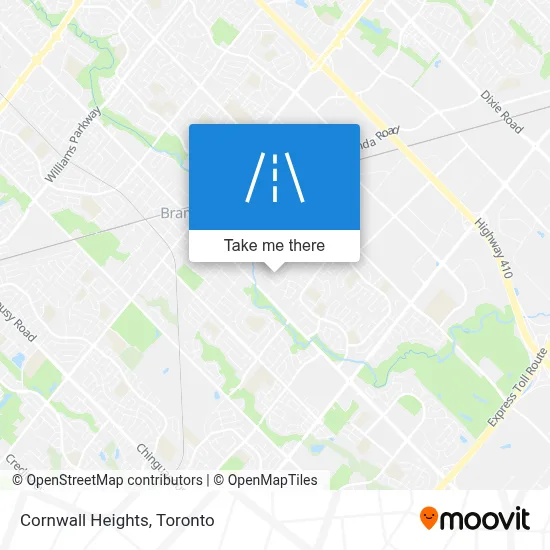 Cornwall Heights map