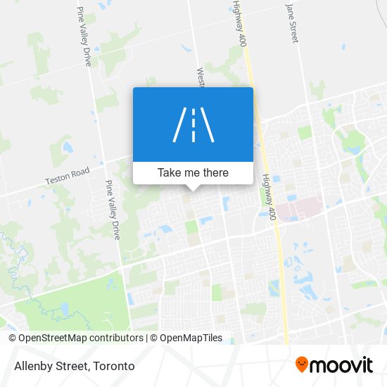 Allenby Street map