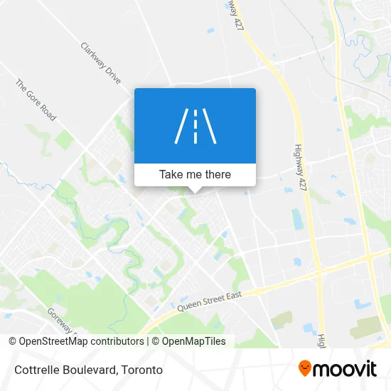 Cottrelle Boulevard map