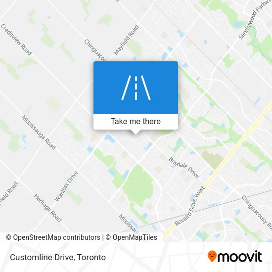 Customline Drive map