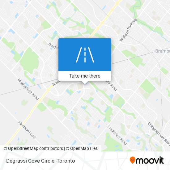 Degrassi Cove Circle map