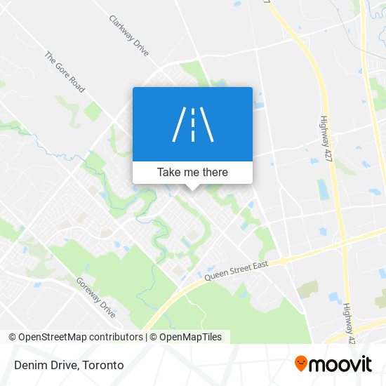 Denim Drive map