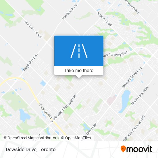 Dewside Drive map