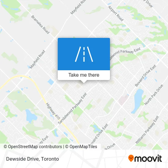 Dewside Drive map