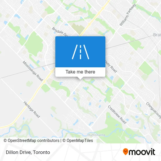 Dillon Drive map