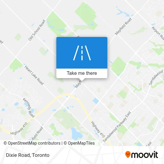 Dixie Road map