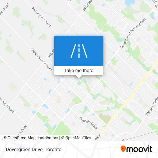 Dovergreen Drive map