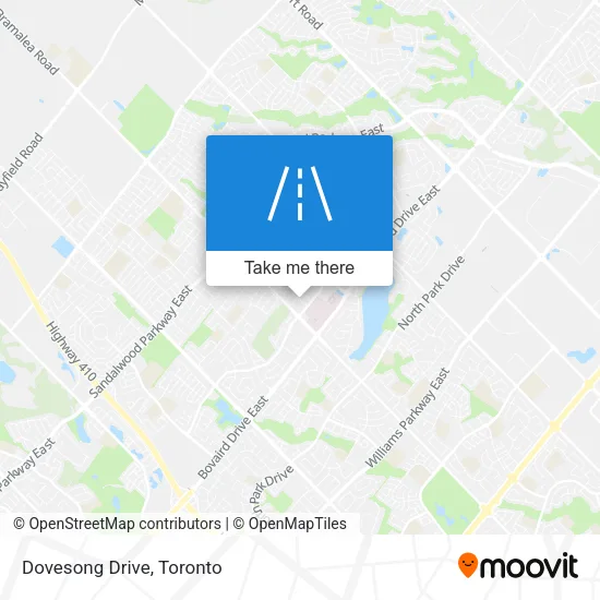 Dovesong Drive map