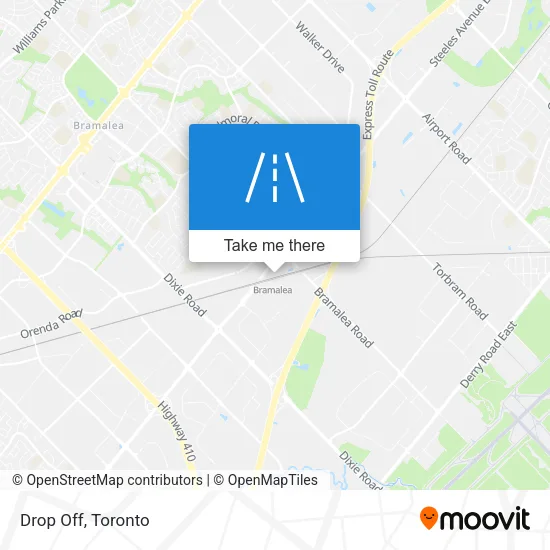 Drop Off map
