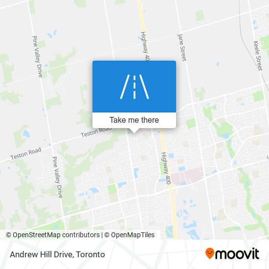 Andrew Hill Drive map