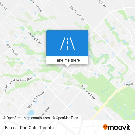 Earnest Parr Gate map