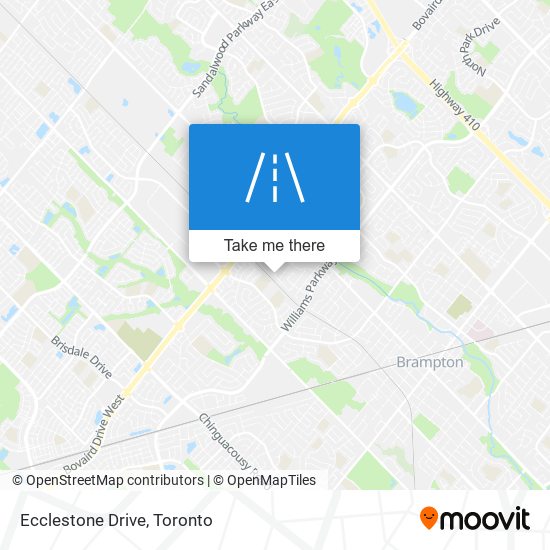Ecclestone Drive map