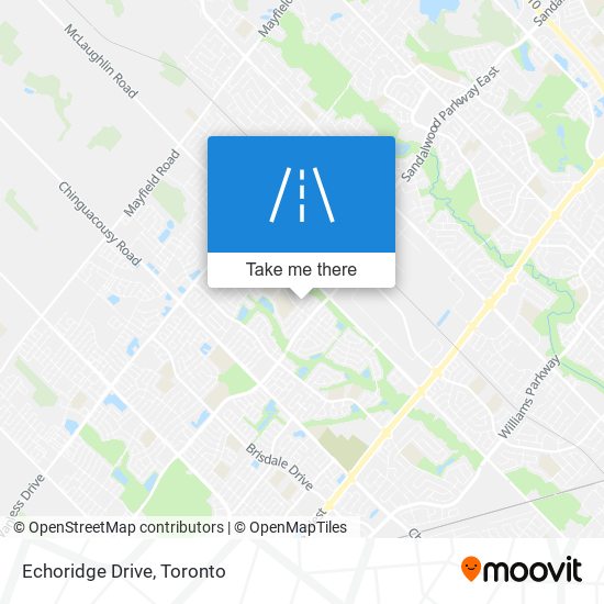 Echoridge Drive map