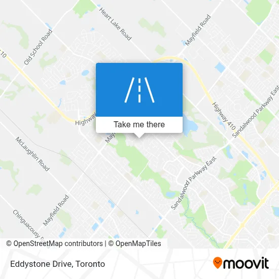 Eddystone Drive map