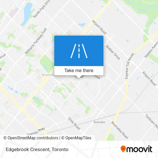 Edgebrook Crescent map