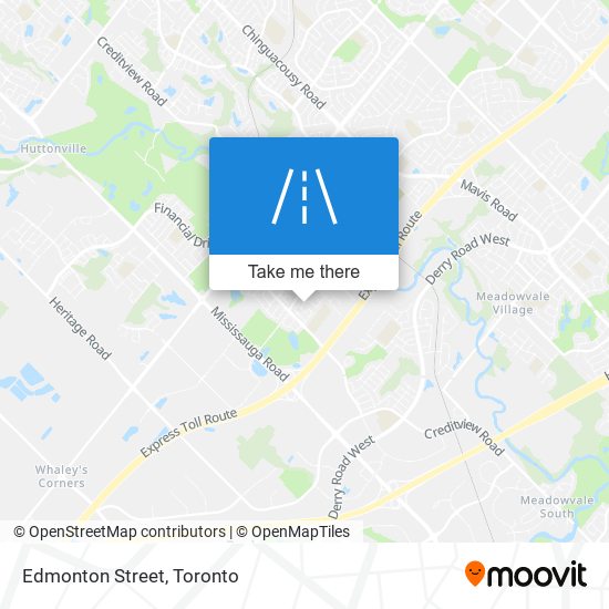 Edmonton Street map