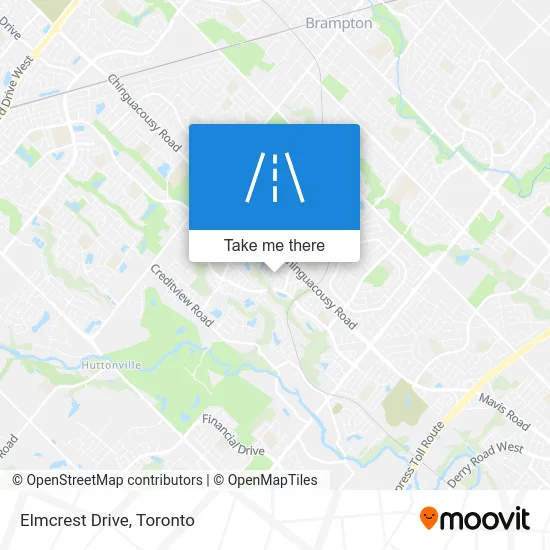 Elmcrest Drive map