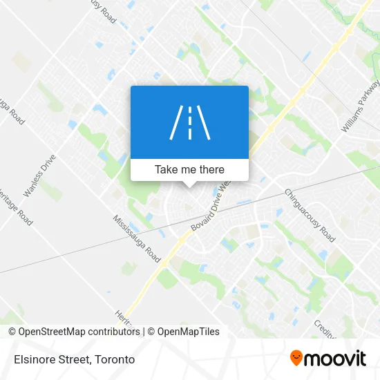 Elsinore Street map