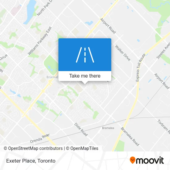 Exeter Place map