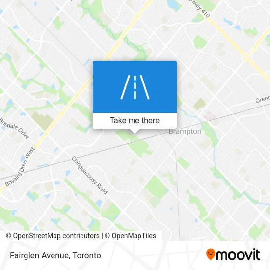 Fairglen Avenue map