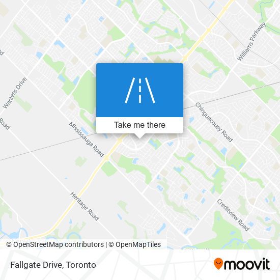 Fallgate Drive map