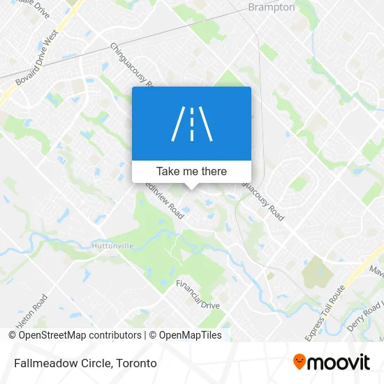 Fallmeadow Circle map