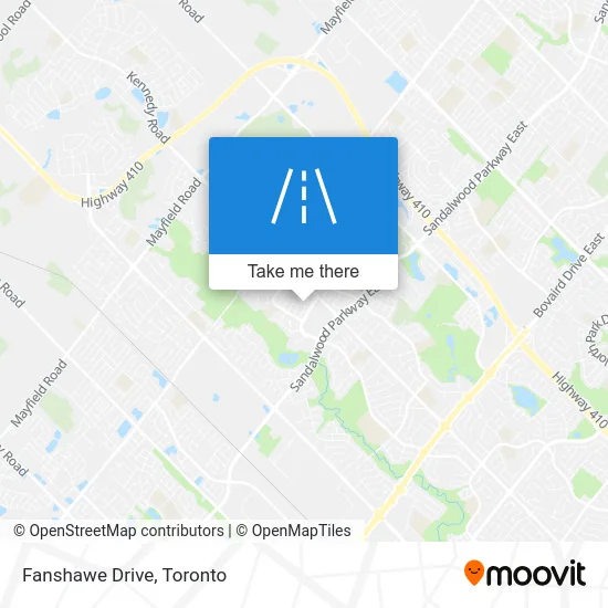 Fanshawe Drive map