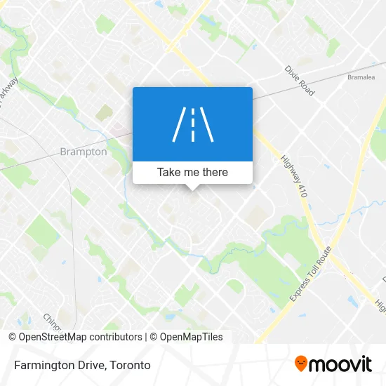 Farmington Drive map