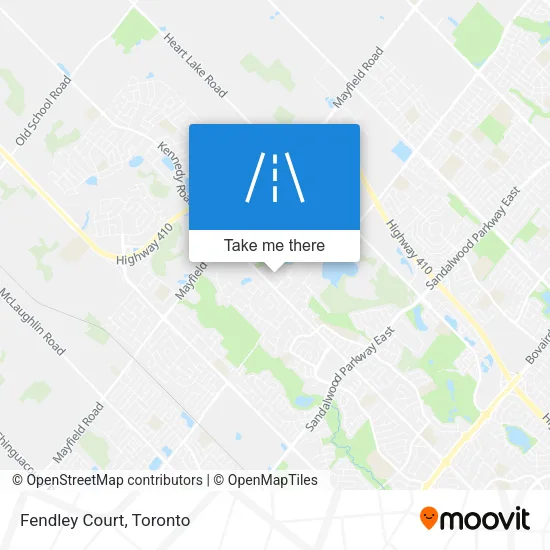 Fendley Court map